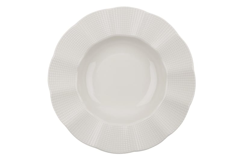 Adine Middagsservis 24 Delar Porslin - Creme - Kök & hushåll - Servering & dukning - Porslin - Porslinsservis