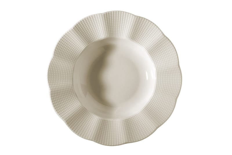 Adine Middagsservis 24 Delar Porslin - Creme - Kök & hushåll - Servering & dukning - Porslin - Porslinsservis