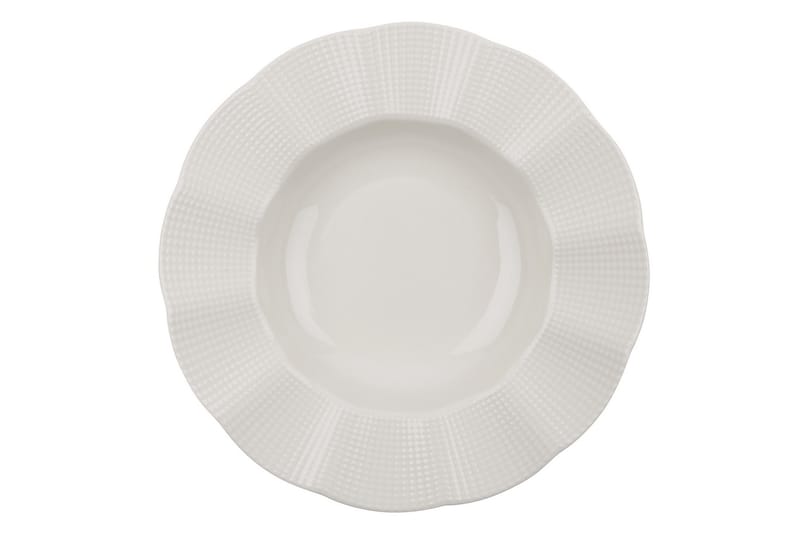 Adine Middagsservis 24 Delar Porslin Creme - Kök & hushåll - Servering & dukning - Porslin - Porslinsservis