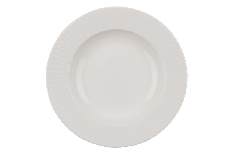 Adine Middagsservis 24 Delar Porslin - Vit - Kök & hushåll - Servering & dukning - Porslin - Porslinsservis