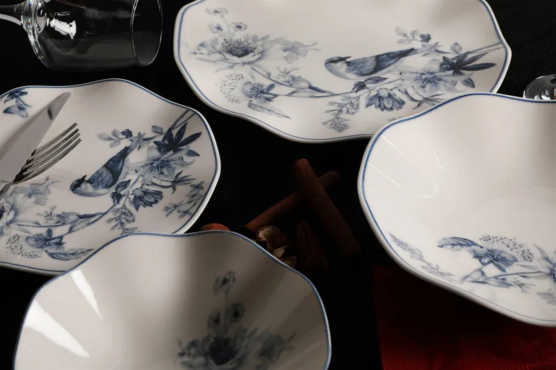 Mathura Servis - Flerfärgad - Kök & hushåll - Servering & dukning - Porslin - Porslinsservis