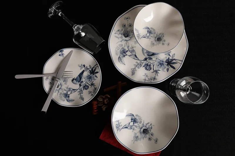 Mathura Servis - Flerfärgad - Kök & hushåll - Servering & dukning - Porslin - Porslinsservis