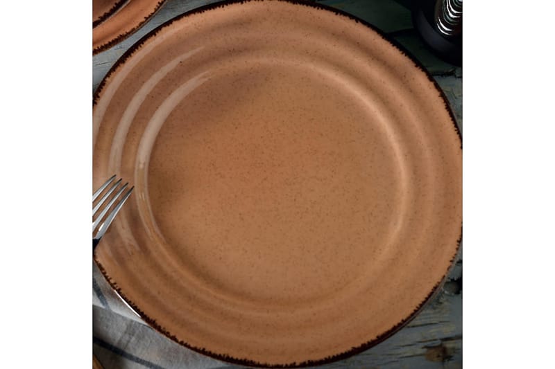 Adine Tallriksset 24 Delar Porslin/Ljusrosa - Kök & hushåll - Servering & dukning - Porslin - Porslinstallrik