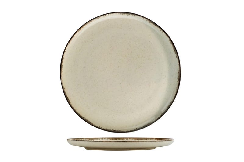 Adine Tallriksset 24 Delar - Porslin/Brun - Kök & hushåll - Servering & dukning - Porslin - Porslinstallrik