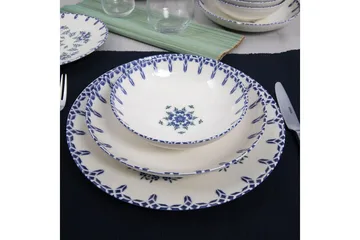 Subatan Tallriksset 24 Delar - Porslin/Vit - Kök & hushåll - Servering & dukning - Porslin - Porslinstallrik