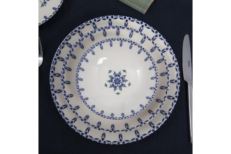 Subatan Tallriksset 24 Delar - Porslin/Vit - Kök & hushåll - Servering & dukning - Porslin - Porslinstallrik