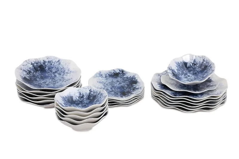 Subatan Tallriksset 24 Delar - Porslin/Vit - Kök & hushåll - Servering & dukning - Porslin - Porslinstallrik