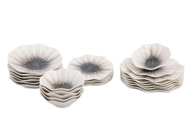 Subatan Tallriksset 24 Delar - Porslin/Flerfärgad - Kök & hushåll - Servering & dukning - Porslin - Porslinstallrik