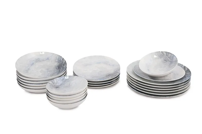 Subatan Tallriksset 24 Delar - Porslin/Flerfärgad - Kök & hushåll - Servering & dukning - Porslin - Porslinstallrik