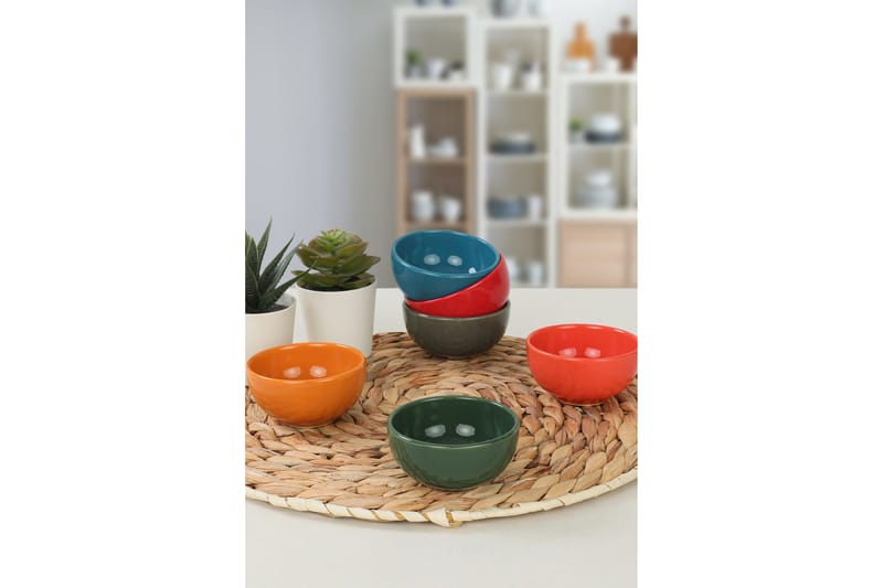 Karshana Djup Tallrik 8 cm, Flerfärgad