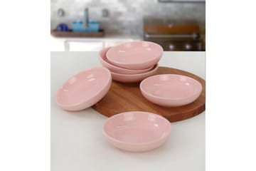 Kausal Djup Tallrik Ljusrosa