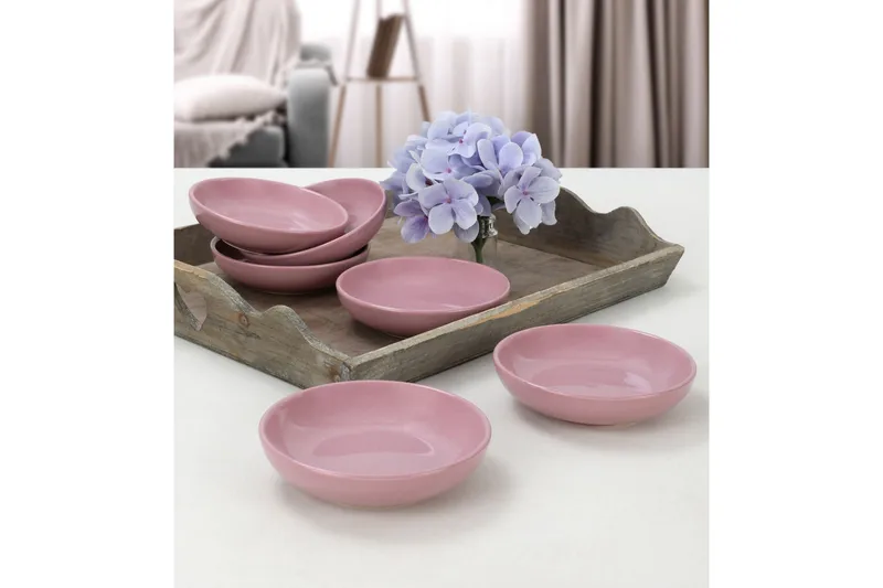 Kausal Djup Tallrik - Mörkrosa - Kök & hushåll - Servering & dukning - Skålar & tallrikar - Djupa tallrikar