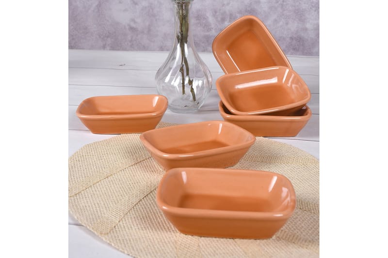SKÅLSET 6-pack Orange