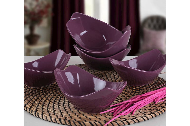 SKÅLSET 6-pack Lila