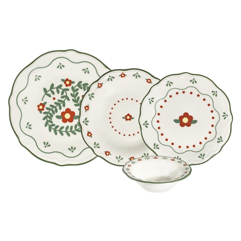 Fralen Servis (24 delar) 32x36x41 cm - Flerfärgad - Kök & hushåll - Servering & dukning - Skålar & tallrikar - Serviser & tallrikar set