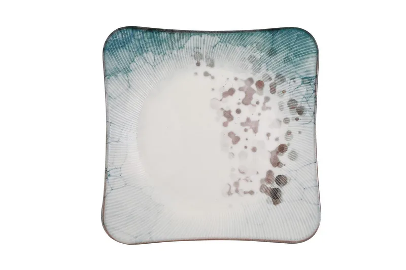 Subatan Tallriksset 24 Delar - Porslin/Flerfärgad - Kök & hushåll - Servering & dukning - Skålar & tallrikar - Fyrkantiga tallrikar