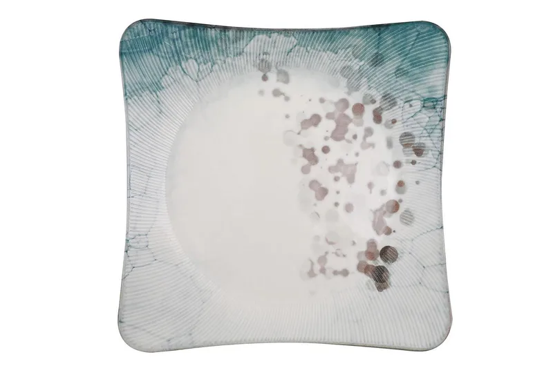 Subatan Tallriksset 24 Delar - Porslin/Flerfärgad - Kök & hushåll - Servering & dukning - Skålar & tallrikar - Fyrkantiga tallrikar