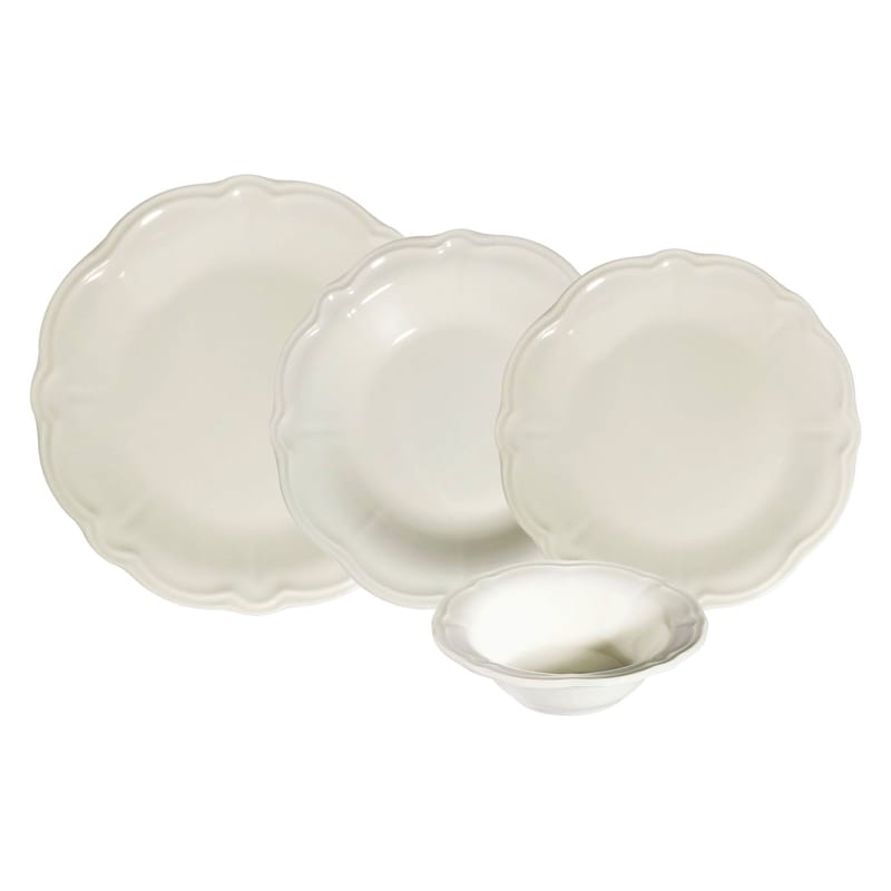 Kuntal Servis (24 delar) 32x36x41 cm - Vit - Kök & hushåll - Servering & dukning - Skålar & tallrikar - Serviser & tallrikar set