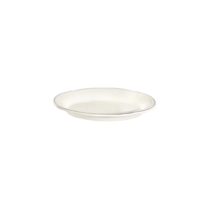 Platin Middagsservis (53 delar) 53x33x36 cm - Vit och silver - Kök & hushåll - Servering & dukning - Skålar & tallrikar - Serviser & tallrikar set