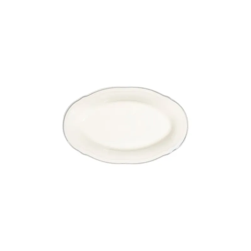 Platin Middagsservis (53 delar) 53x33x36 cm - Vit/silver - Kök & hushåll - Servering & dukning - Skålar & tallrikar - Serviser & tallrikar set