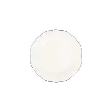 Platin Middagsservis (53 delar) 53x33x36 cm - Vit/silver - Kök & hushåll - Servering & dukning - Skålar & tallrikar - Serviser & tallrikar set