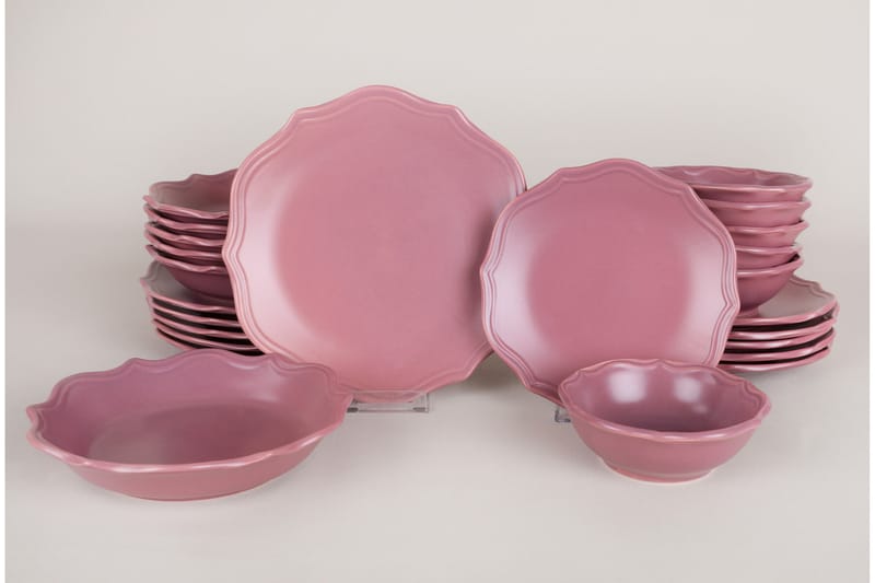 TALLRIKSSET 24-pack Violet - Serviser & tallrikar set