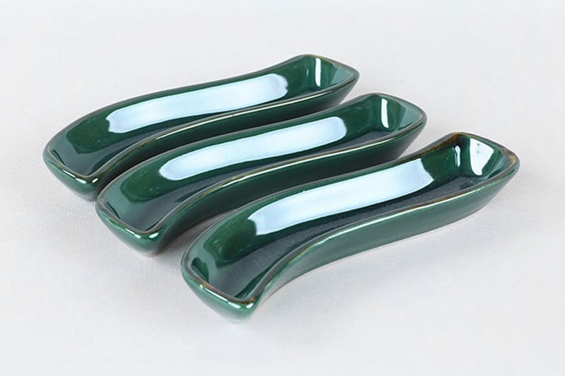 TALLRIKSSET 3-pack Mörkgrön