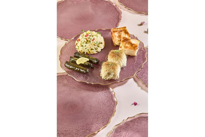 Tharos Tallriksset 28 cm - Plommon - Kök & hushåll - Servering & dukning - Skålar & tallrikar - Serviser & tallrikar set