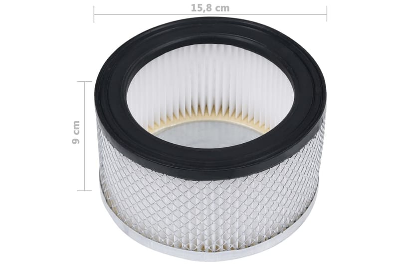 HEPA-filter 2 st för asksug tvättbara - Vit - Kök & hushåll - Städ & klädvård - Dammsugare - Asksugare