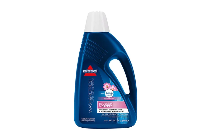 Mattrengöringsmedel Bissell Wash & Refresh Febreze 1.5L, Blå||Vit