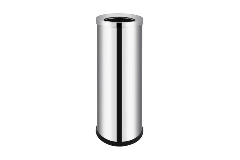 Soptunna 32 L rostfritt stål - Silver - Kök & hushåll - Städ & klädvård - Källsortering & avfallshantering - Soptunna & avfallskärl