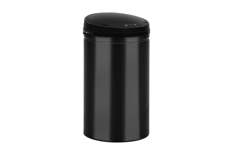 Soptunna med automatisk sensor 40 L kolstål svart - Svart - Kök & hushåll - Städ & klädvård - Källsortering & avfallshantering - Soptunna & avfallskärl