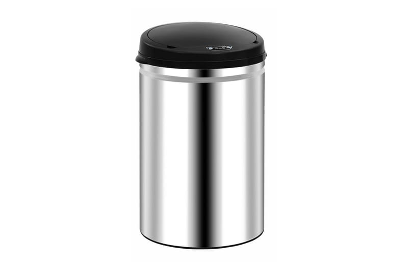Soptunna med automatisk sensor 30 L rostfritt stål - Silver - Soptunna & avfallskärl