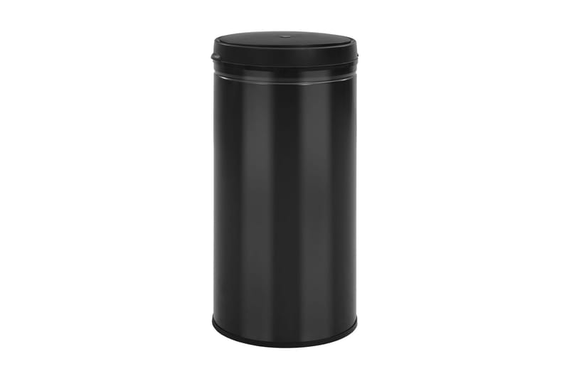 Soptunna med automatisk sensor 70 L kolstål svart - Svart - Soptunna & avfallskärl