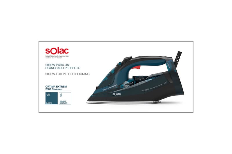 Ångstrykjärn Solac Optima Extreme 2800W - Kök & hushåll - Städ & klädvård - Klädvård - Ångstrykjärn & ångstation