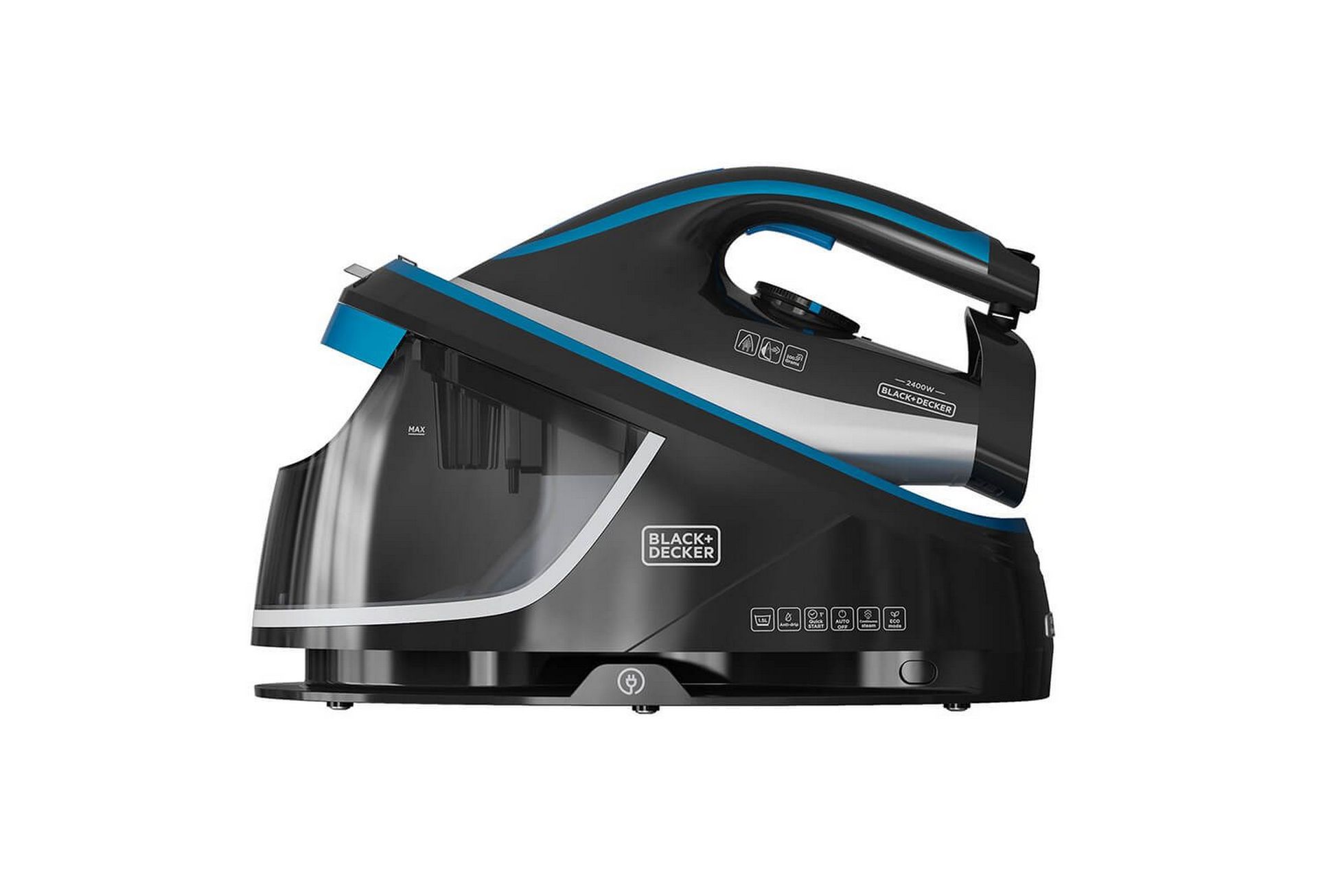 Ångstation Black+Decker Svart 2400W 1.5L -