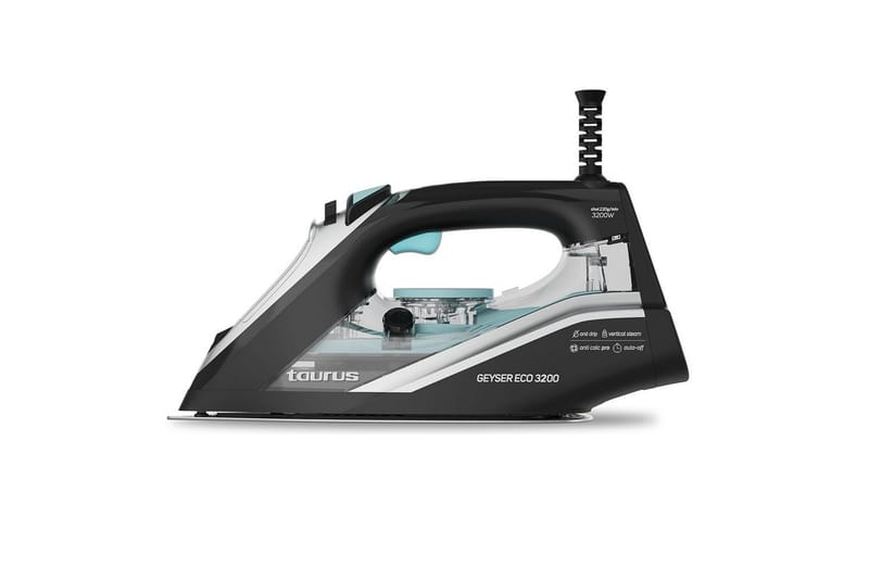 Ångstrykjärn Taurus Geyser Eco 3200W, Svart||Silver