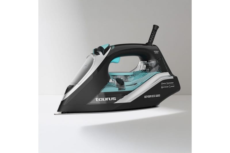 Ångstrykjärn Taurus Geyser Eco 3200W - Svart||Silver - Kök & hushåll - Städ & klädvård - Klädvård - Ångstrykjärn & ångstation
