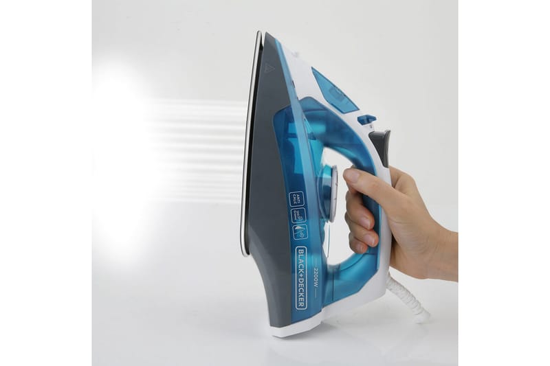 Ångstrykjärn Black+Decker 2200W Blå - Blå||Svart - Kök & hushåll - Städ & klädvård - Klädvård - Ångstrykjärn & ångstation
