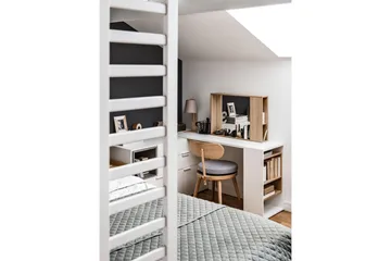 4You Skrivbordsskiva 142 cm med Förvaring Hylla Vit/Natur - VOX - Möbler - Bord