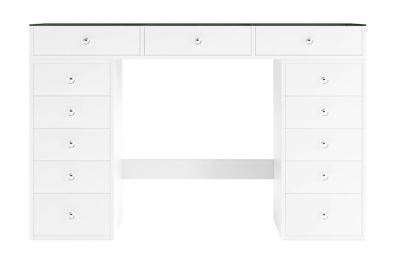 Addison Sminkbord Glas 120 cm - Vit - Möbler - Bord