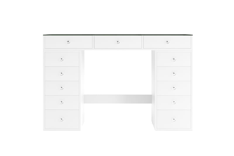 Addison Sminkbord Glas 120 cm - Vit - Möbler - Bord