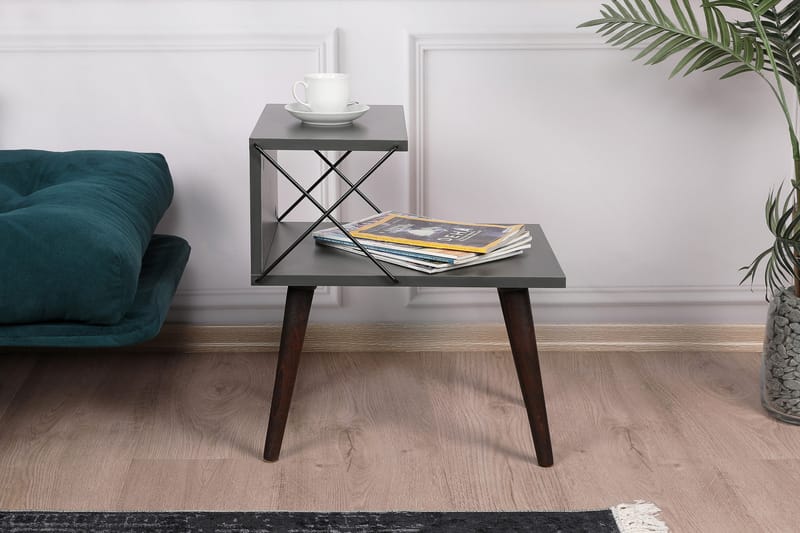 ADDYSEN Sängbord 50 cm Antracit - Möbler - Bord