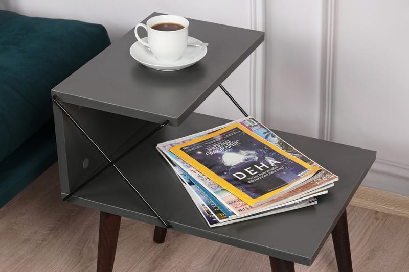 ADDYSEN Sängbord 50 cm Antracit - Möbler - Bord