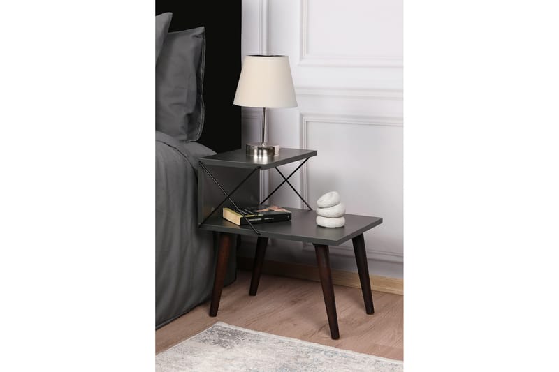 ADDYSEN Sängbord 50 cm Antracit - Möbler - Bord
