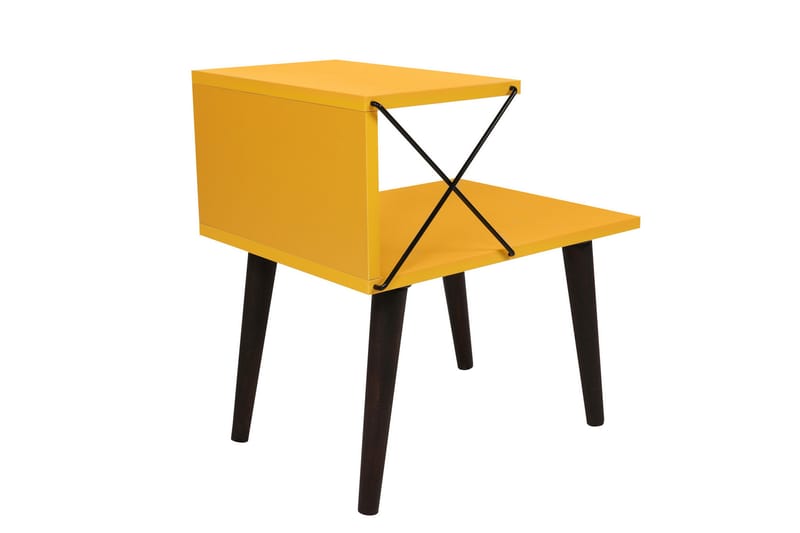 ADDYSEN Sängbord 50 cm Gul - Möbler - Bord
