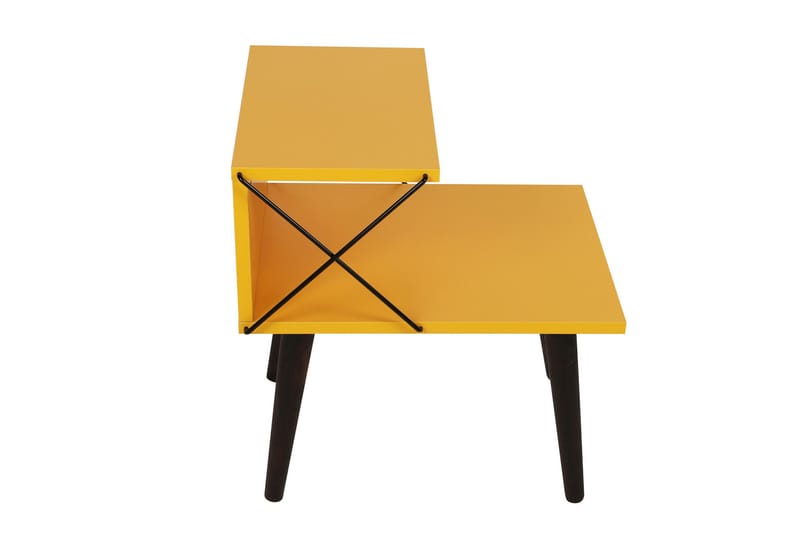 ADDYSEN Sängbord 50 cm Gul - Möbler - Bord