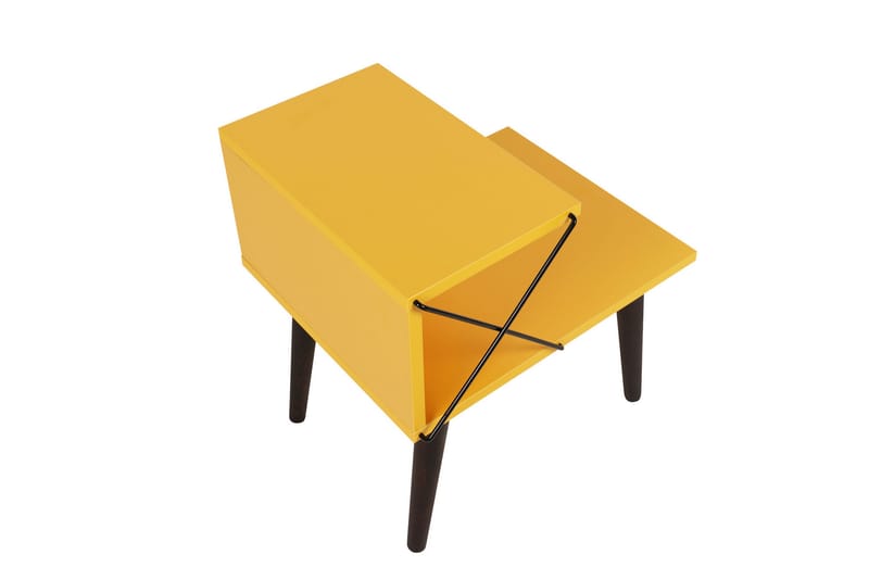 ADDYSEN Sängbord 50 cm Gul - Möbler - Bord