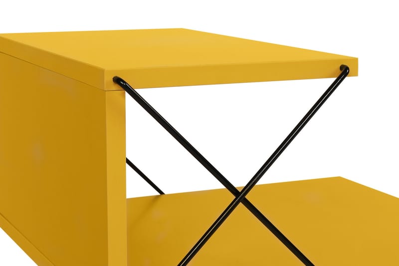 ADDYSEN Sängbord 50 cm Gul - Möbler - Bord