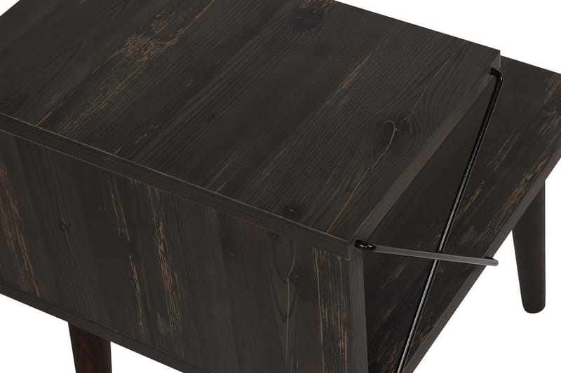 ADDYSEN Sängbord 50 cm Mörkbrun - Möbler - Bord